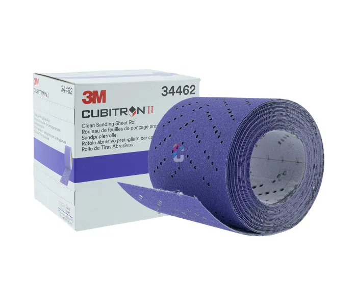 3M 737U Cubitron II Hookit Clean Schuurstroken op Rol 115mm x 12 meter