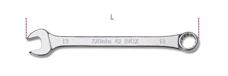 42INOX 30RINGSTEEKSLEUTELS