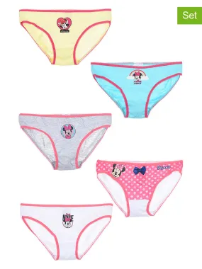 5-delige set: slips "Minnie" meerkleurig