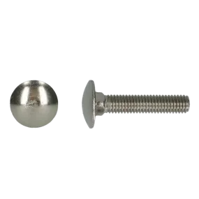 A2 slotbouten M  8 x  80 mm  Din 603 verpakking   50 stuks