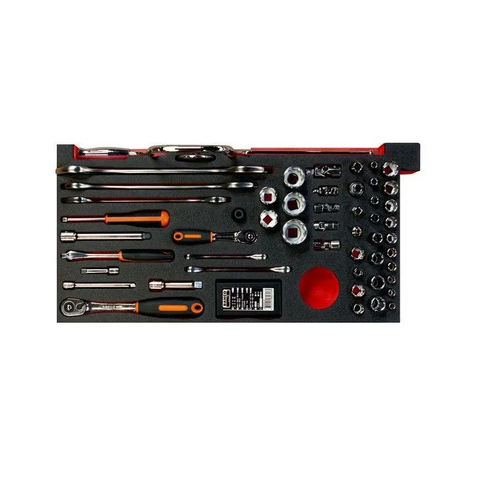 Bahco inlay metalen koffer 93 delig FF3A01