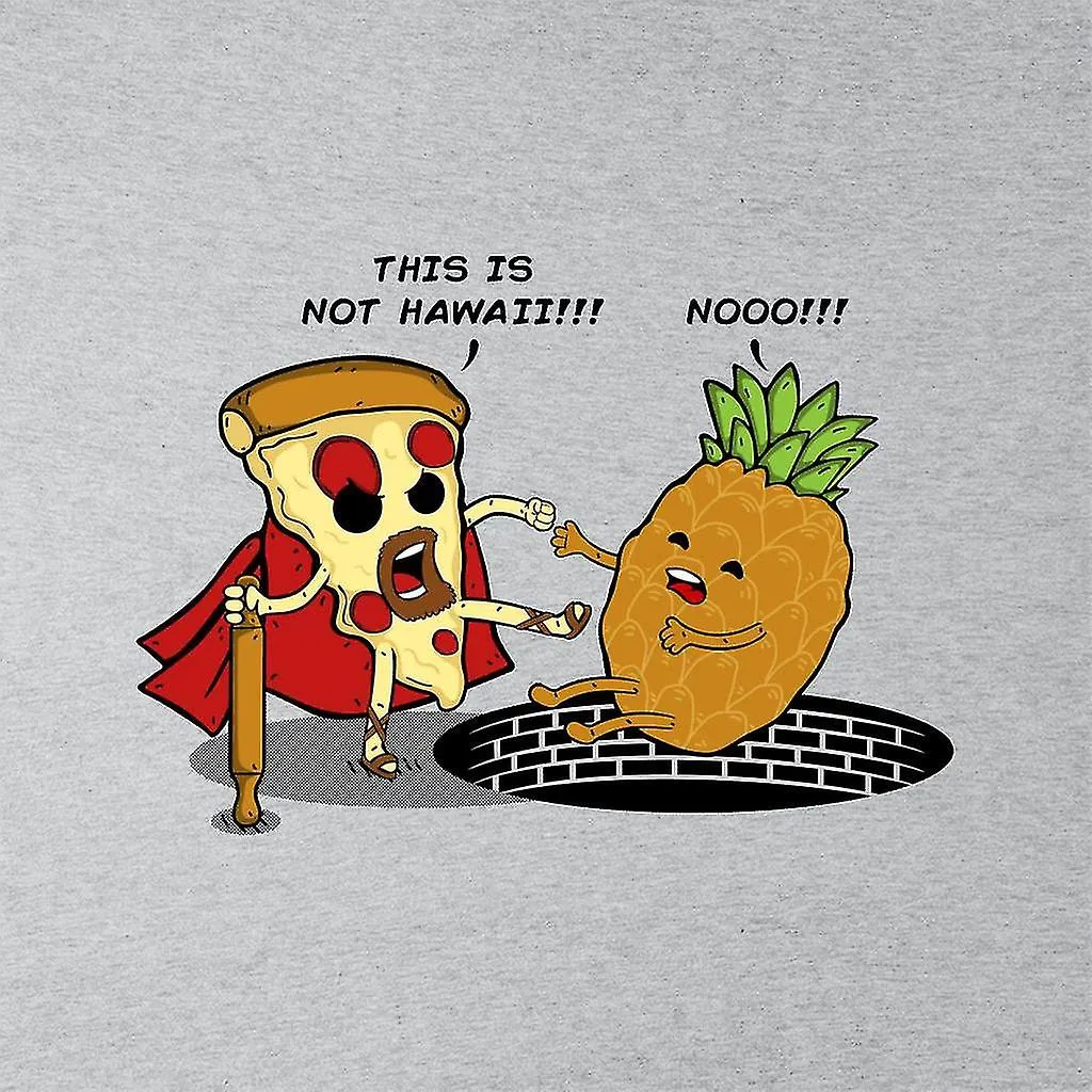 DIT IS GEEN HAWAII PIZZA 300 DAMES TSHIRT