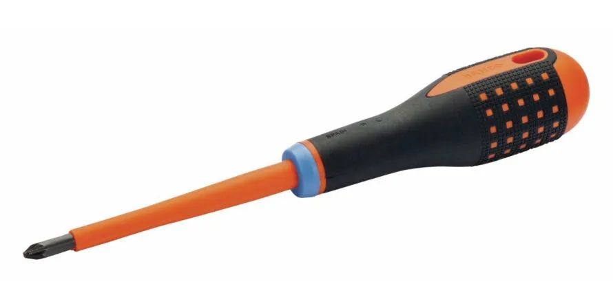 ERGO™SCHROEVENDRAAIER MET DRIECOMPONENTENGREEP VOOR SLEUFKOP EN POZIDRIVSCHROEVEN, VDEGEïSOLEERD