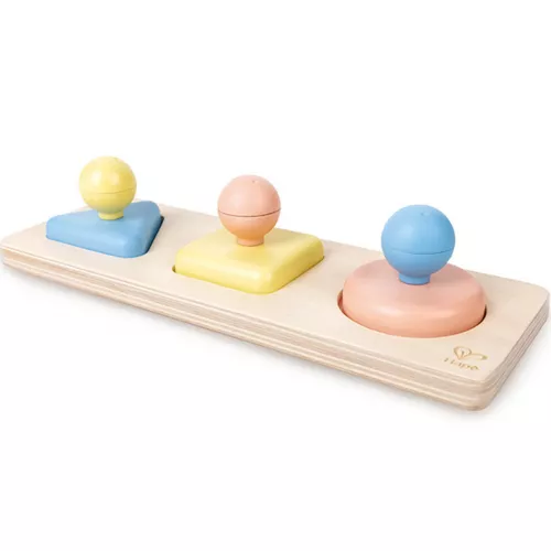 hape puzzel vormen met spiegel - 3st
