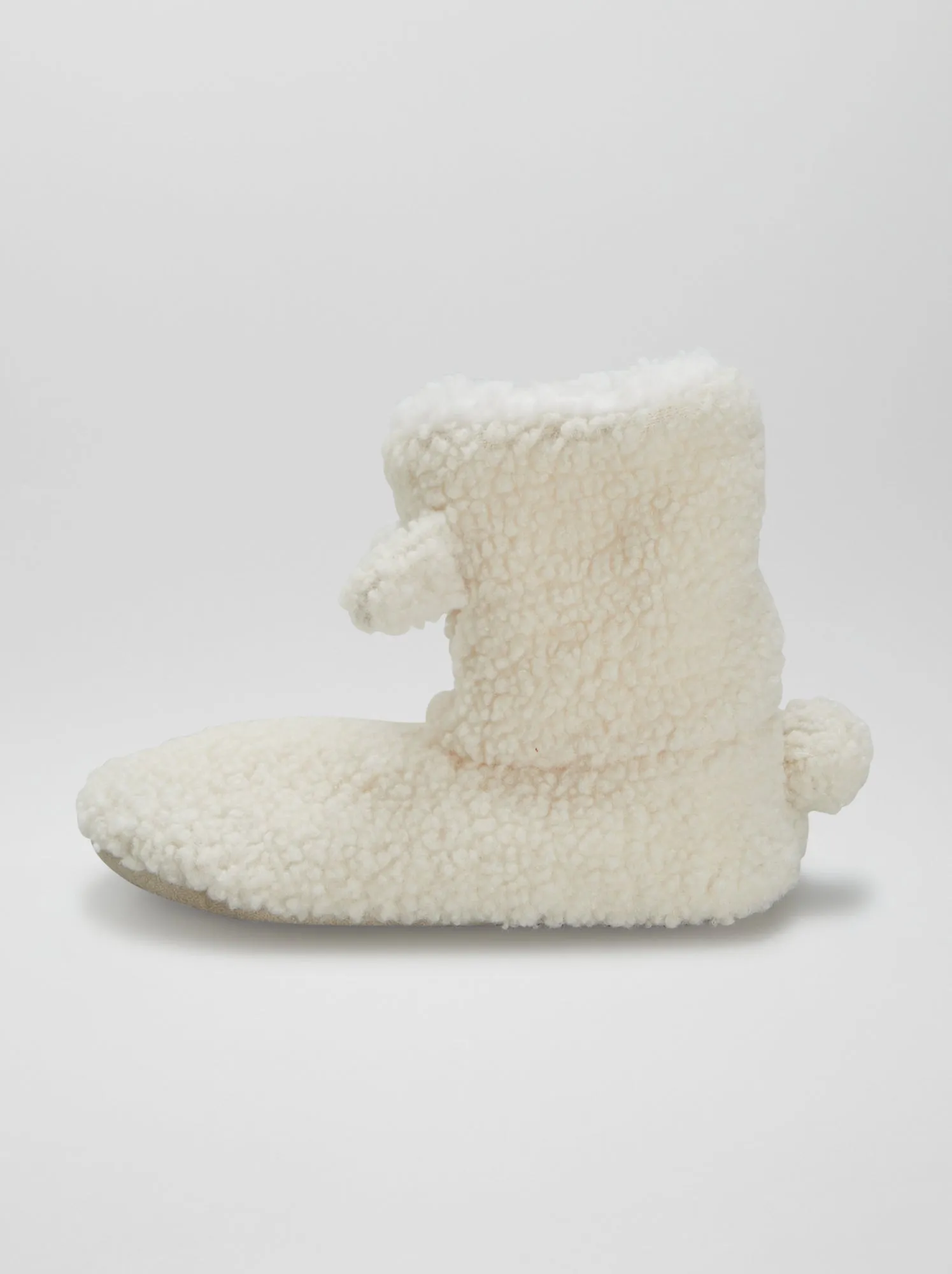HOGE SLOFFEN VAN SHERPA  BIEGE