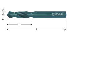 HSS Plaatwerkboren Izar geslepen Splitpoint  9.5 mm verpakking 10 stuks