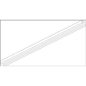 KS Inbouwrail compleet Wit 280cm