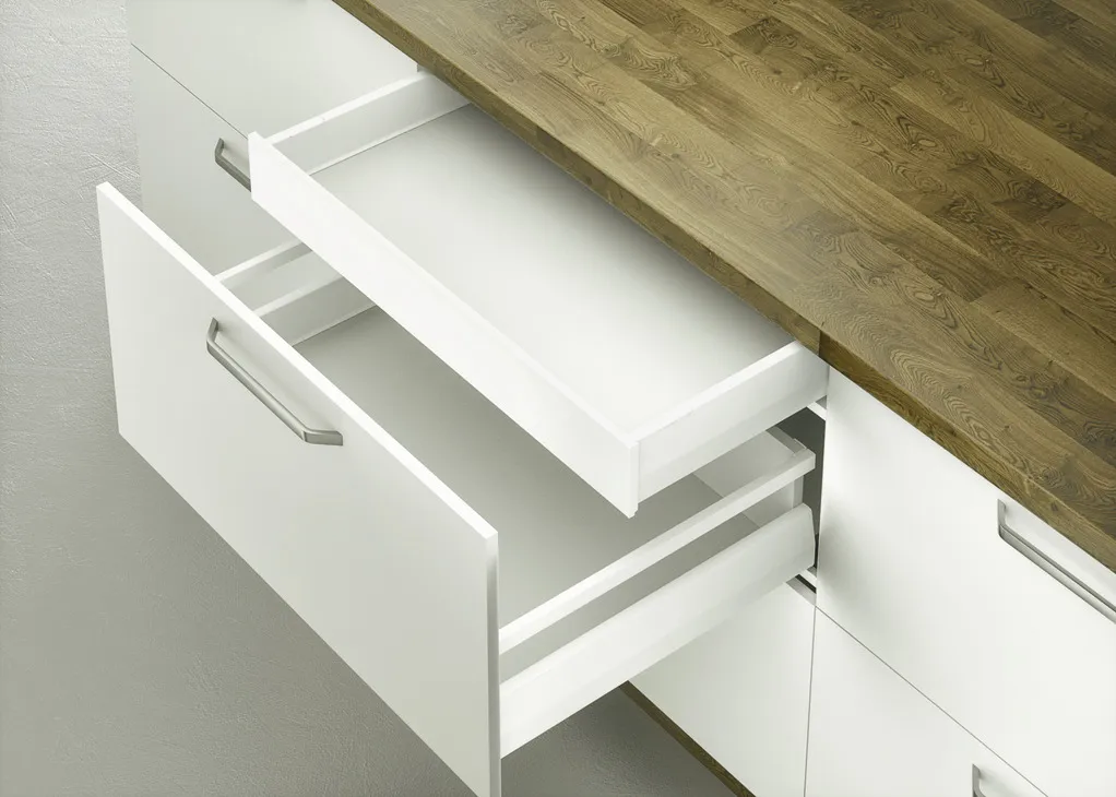 LADEGARNITUUR, HäFELE MATRIX BOX P35 VIS, MET FRONT, LADEZIJKANTHOOGTE 92 MM, DRAAGVERMOGEN 35 KG