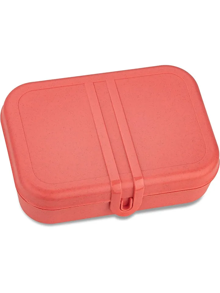 LUNCHBOX "PASCAL L" ROOD  (B)23 X (H)6 X (D)16,5 CM