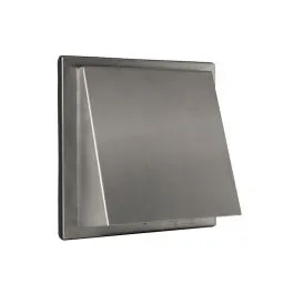 Nedco BV Buitenrooster schuine kap ø 125mm RVS AiSi316