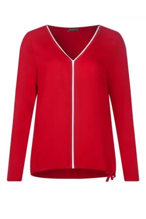 Street One shirt met sierbies