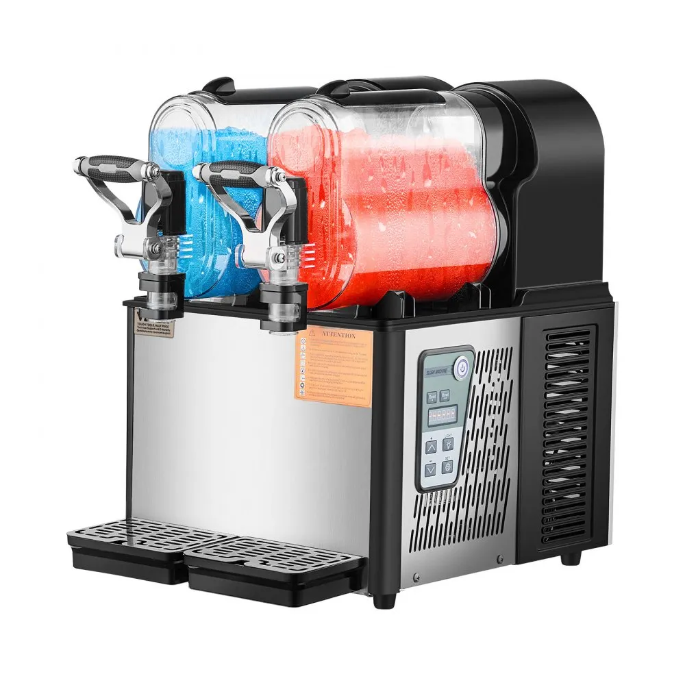 VEVOR 3LX2 COMMERCIëLE SLUSHIJSMACHINE MARGARITA SMOOTHIEDRANKMAKER