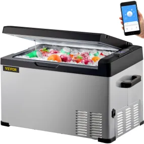 VEVOR Camping KoelkastKoelbox Auto Koelkast Koelkast Boot Draagbare Vriezer 12V32Qt Kampeerkoelkast voor Buitengebruik