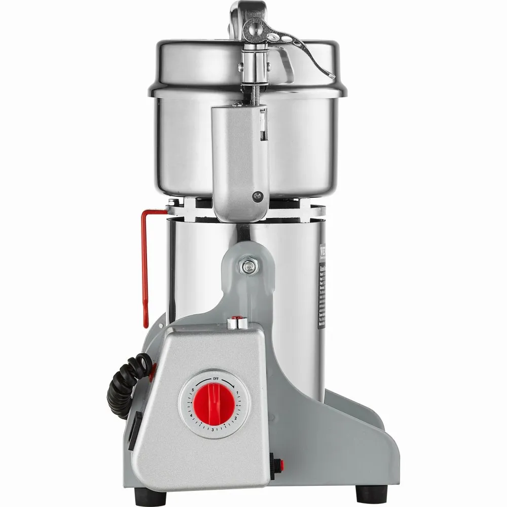 VEVOR elektrische graanmolen 1500W machine maïsmolen 300g kruidenmolen