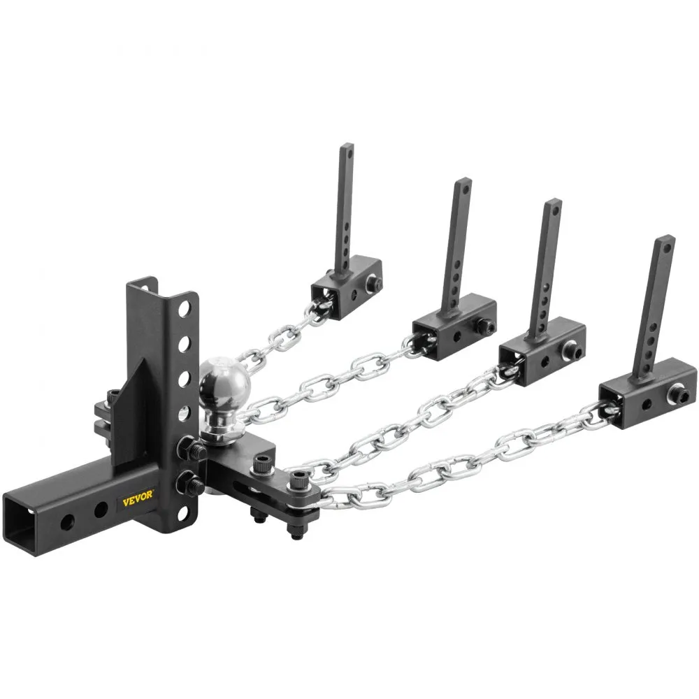 VEVOR Trekhaak Trekhaakdrager Driehoek45,7cm Kettinglengte 10,2cm Vallen/Opstaan