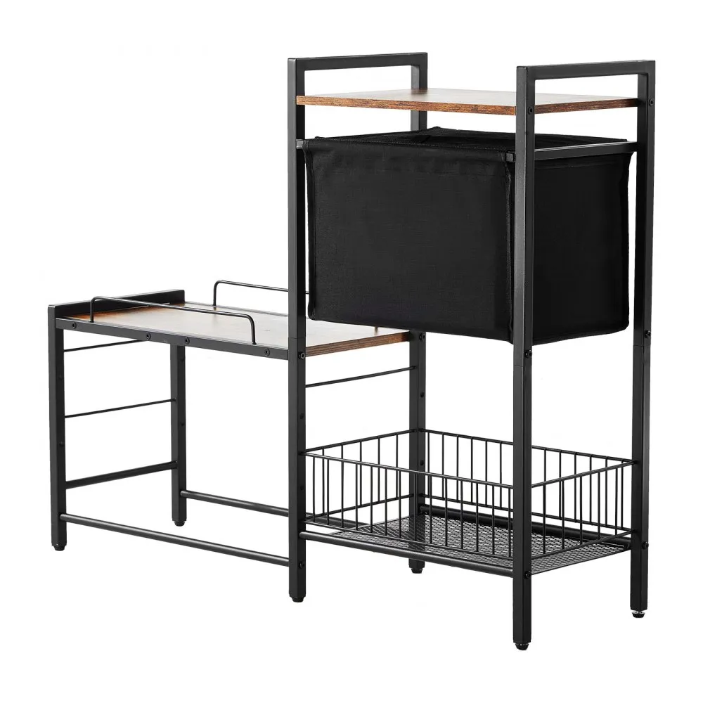 VEVOR voerstation hondenbak voerbak houder voerstang hondenvoerbak 92x27x75cm