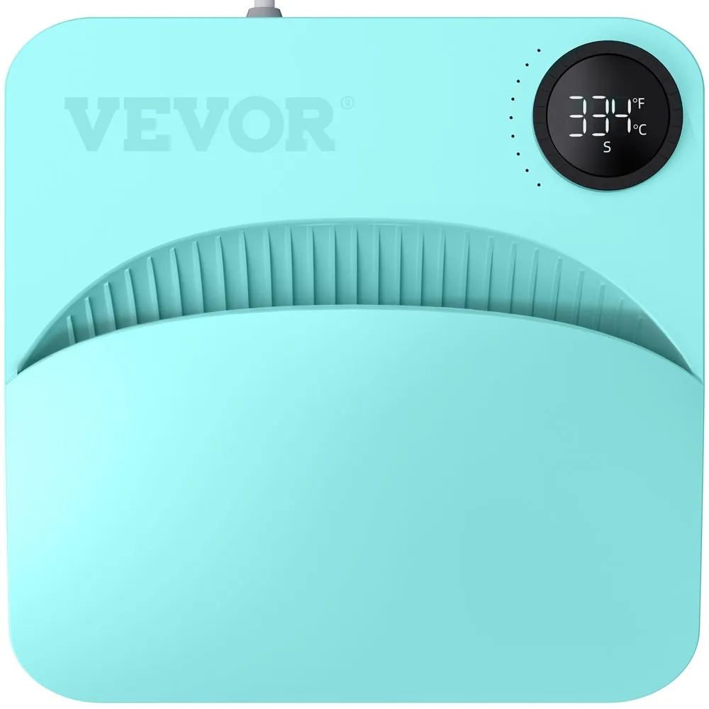VEVOR Warmtepers Draagbare sublimatieoverdracht DIY 23x23cm Warmtepers