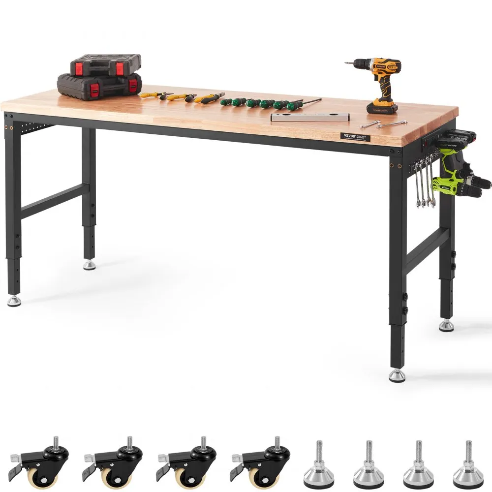 VEVOR werkbank werktafel werktafel werkplaatstafel met stopcontact 1361kg