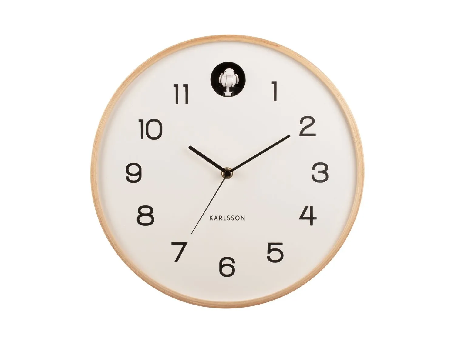 Wall Clock Natural Cuckoo