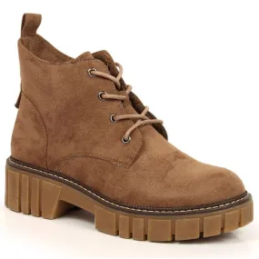 Werknemers geïsoleerd op het platform Sergio Leone W SK383A bruin beige